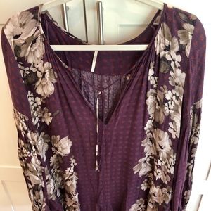 Free People Purple boho patterned Women's Size S